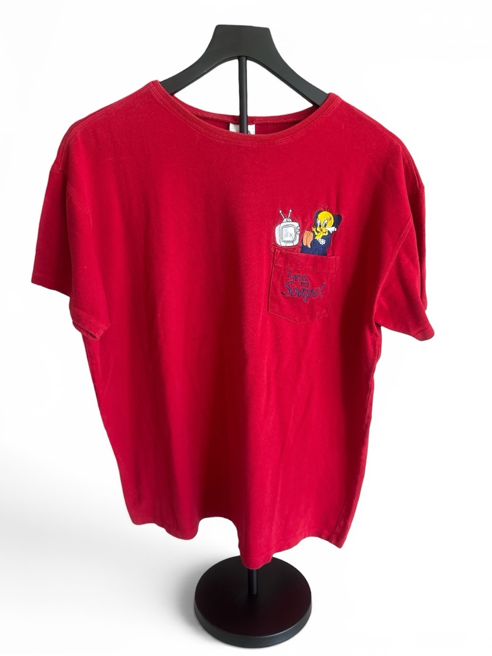 Y2K WB Tweety Bird I Wuv My Soaps shirt